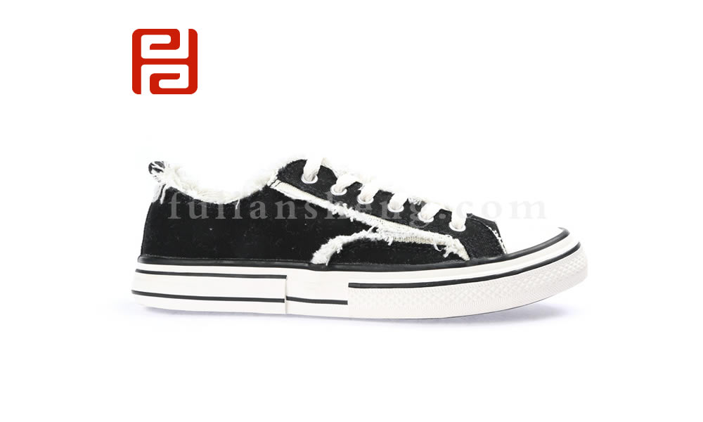 福連升帆布鞋 男潮流百搭休閑明星網紅乞丐鞋板鞋圖片