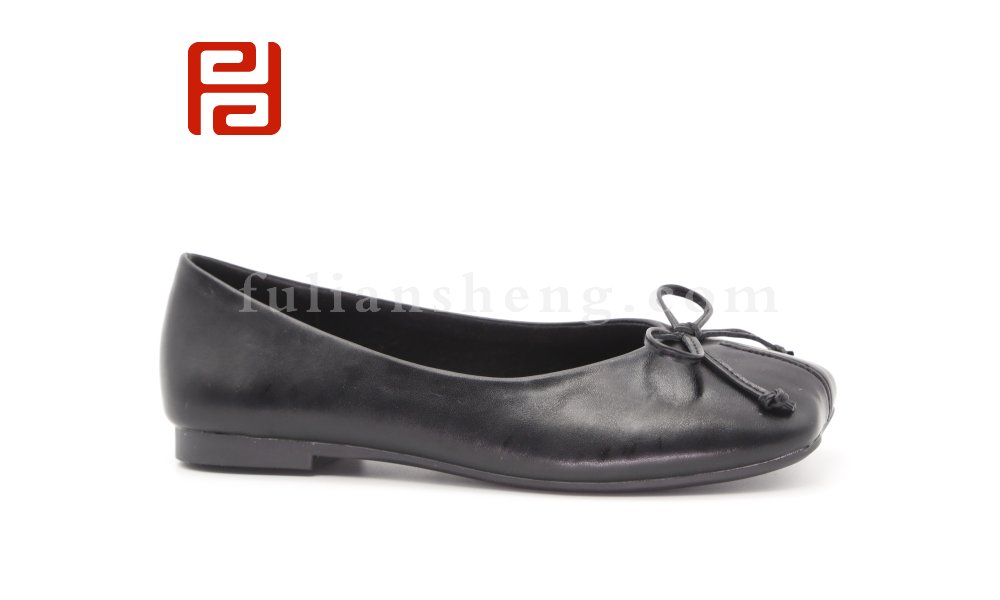 福連升平底瓢鞋淺口單鞋女軟底百搭鞋棉麻舒適圖片