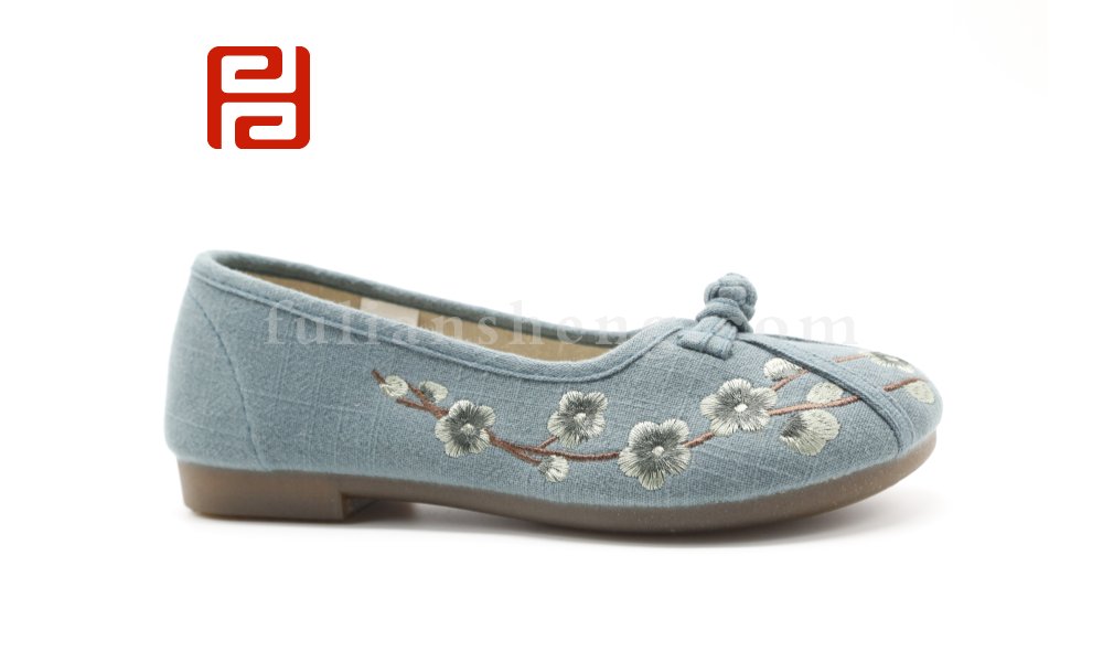 老北京布鞋民族風淺口棉麻舒適透氣繡花單鞋女鞋圖片