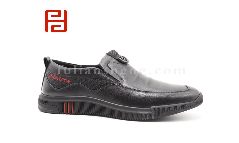 福連升商務休閑男鞋棉麻舒適工作鞋低幫休閑鞋圖片