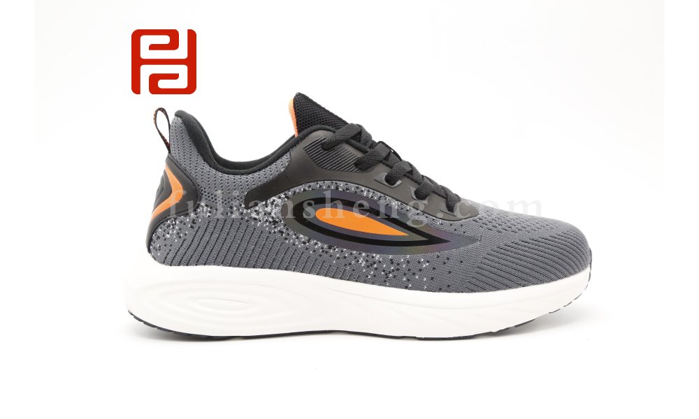 福連升休閑鞋2020冬季新款男防水飛織運動鞋圖片