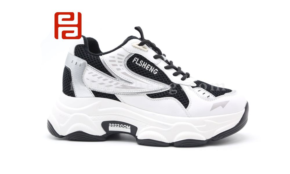 福連升休閑運動女鞋厚底增高保暖舒適鞋子圖片