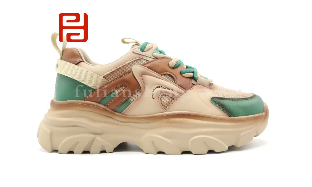 福連升秋季時尚運(yùn)動鞋女鞋單鞋厚底老爹鞋