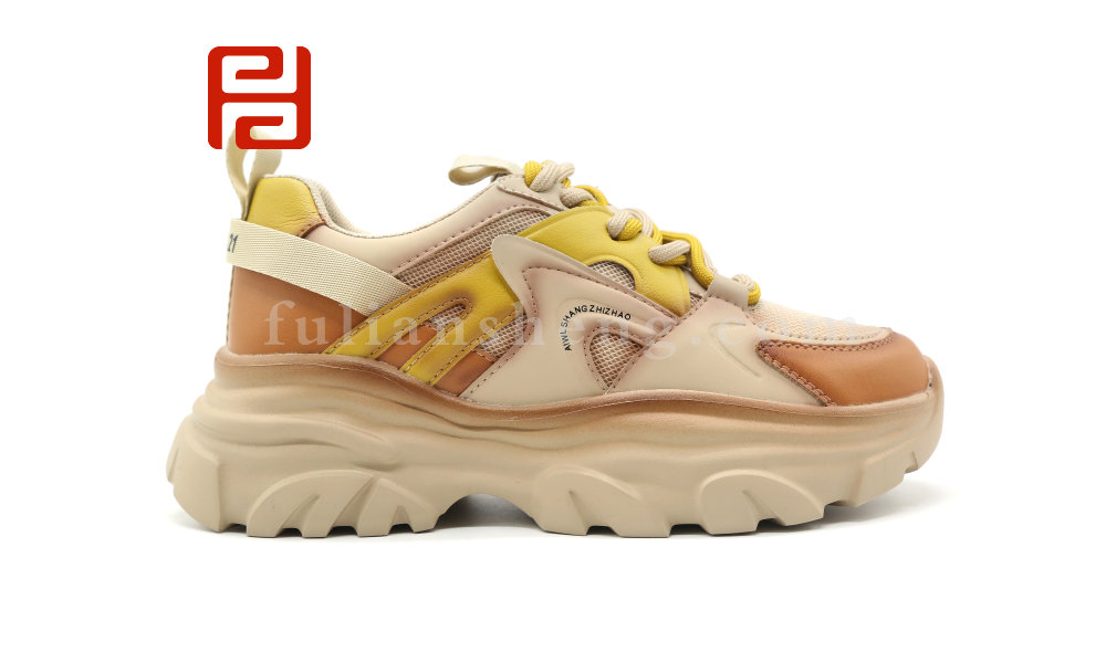福連升秋季時尚運(yùn)動鞋女鞋單鞋厚底老爹鞋