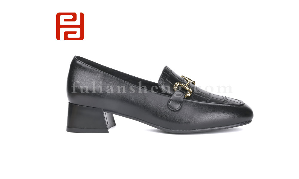 福連升春秋女鞋商務工裝時尚中跟舒適時裝鞋