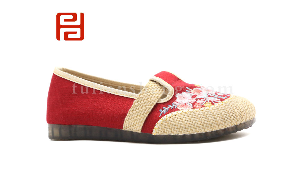 福連升夏季女鞋漢唐風韻北京布鞋中國風尚休閑鞋
