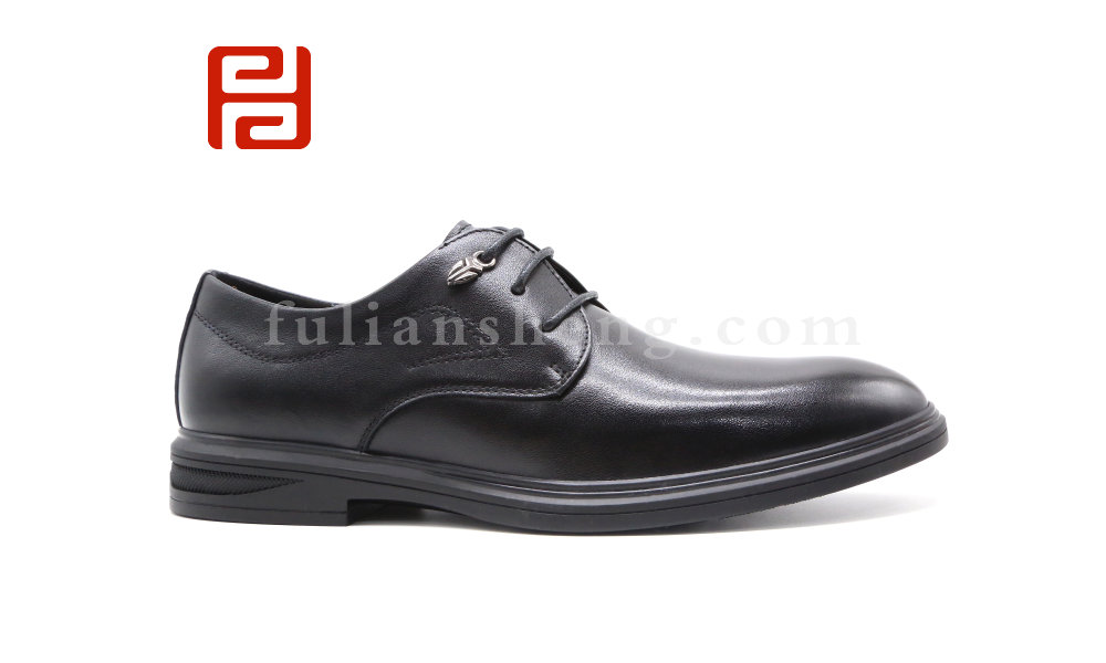 福連升春秋商務男鞋牛皮商務鞋男單鞋