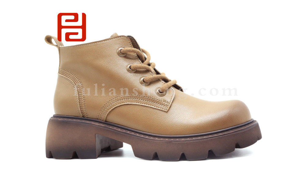 福連升秋冬季新品女鞋時尚休閑高幫低跟女鞋時尚短靴