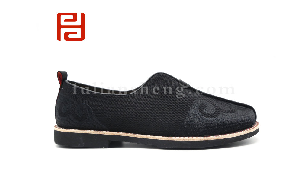福連升老北京布鞋中國風尚經(jīng)典休閑禮服呢橡膠發(fā)泡底男鞋