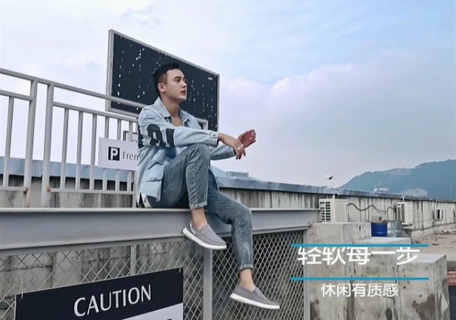 福連升休閑鞋男鞋單鞋雨傘布超輕便舒適軟底透氣FLA-94162131