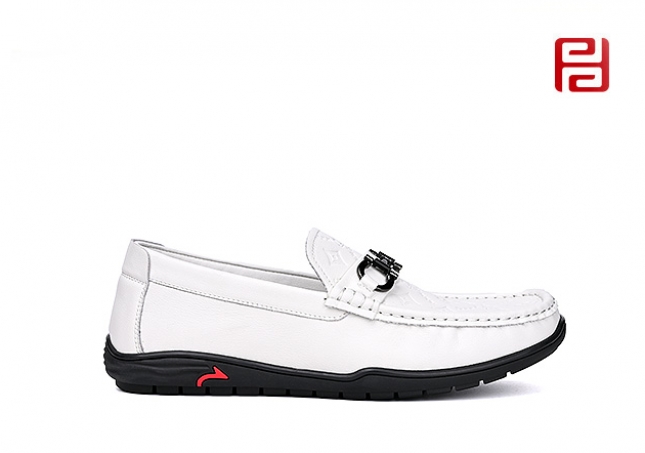 福連升春秋男士單鞋商務休閑豆豆鞋舒適合腳