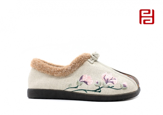 福連升冬季新款中國(guó)風(fēng)尚老北京布鞋漢唐風(fēng)韻漢舞鞋