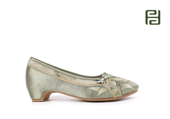 福連升春季新款漢唐風韻繡花女鞋