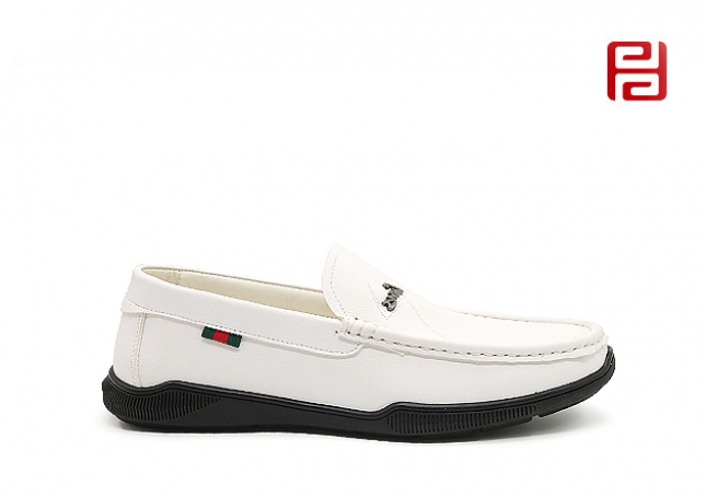 福連升男鞋休閑商務樂福鞋套腳豆豆鞋棉麻內(nèi)里舒適一腳蹬