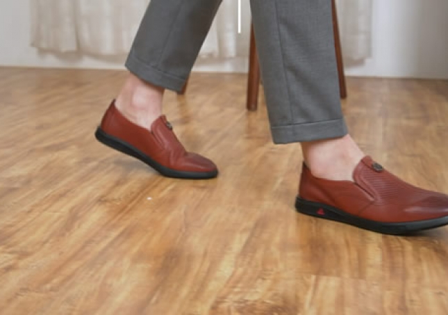 福連升夏季平底商務休閑透氣男鞋舒適橡膠底FLA-92367215