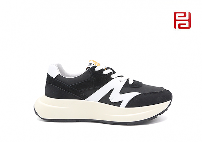 福連升休閑鞋秋季時(shí)尚運(yùn)動(dòng)阿甘鞋拼色復(fù)古女鞋