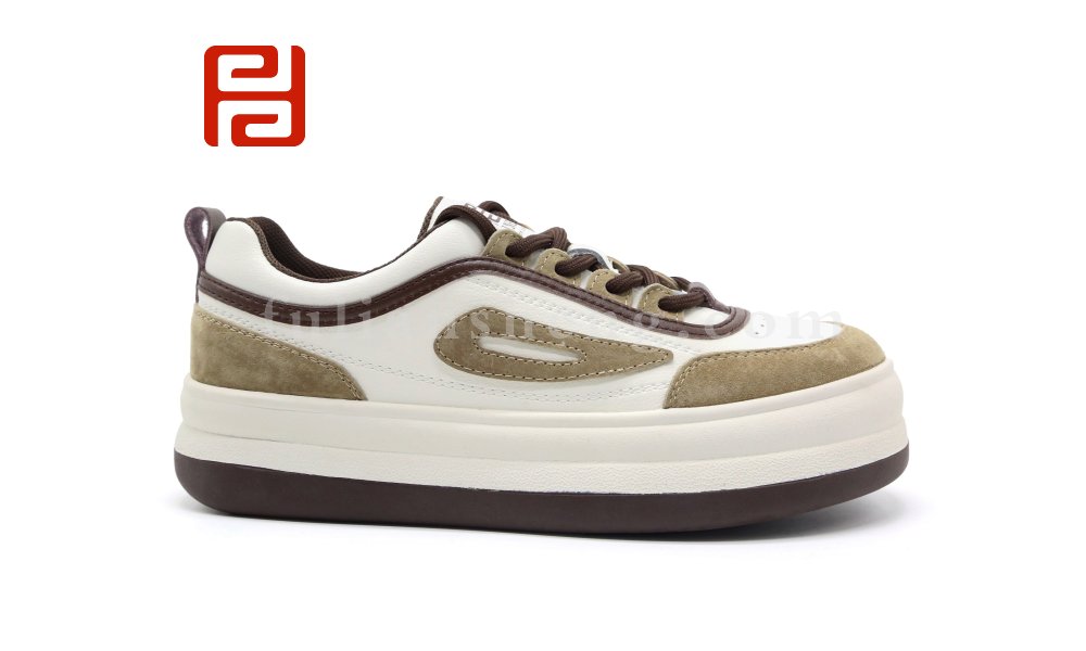 真皮小白鞋ins潮流時(shí)尚百搭韓版厚底休閑板鞋女單鞋