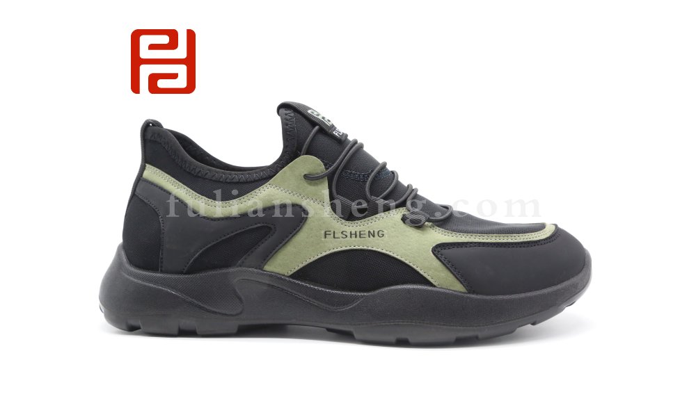 福連升春季男鞋拼色旅游鞋戶外休閑運動徒步鞋