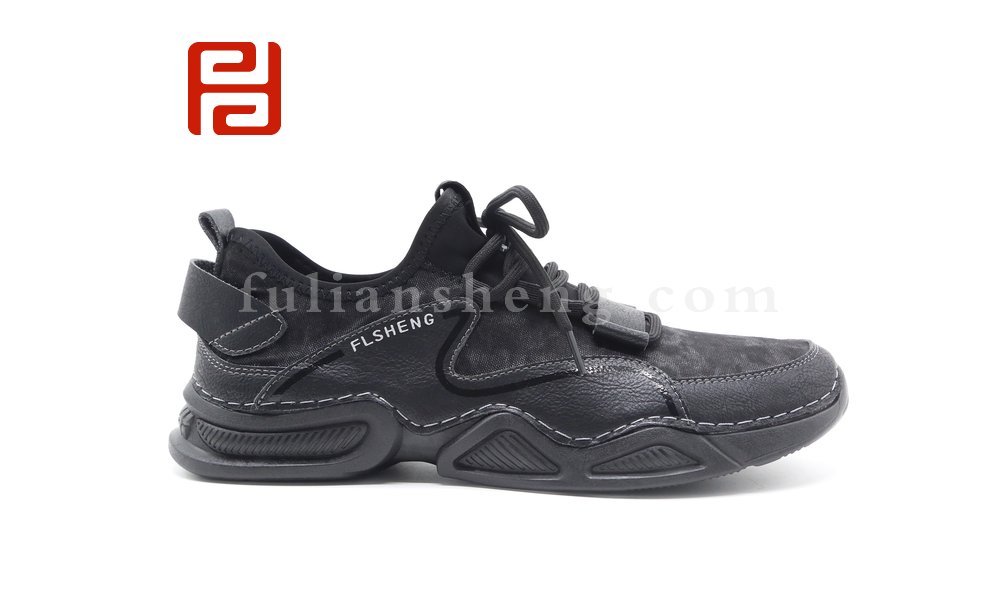 福連升春季新款休閑運動旅游鞋戶外漫步鞋拼色男鞋